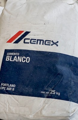 CEMENTO BLANCO CEMEX 25 KG